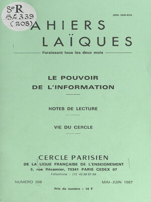 cover image of Le pouvoir de l'information